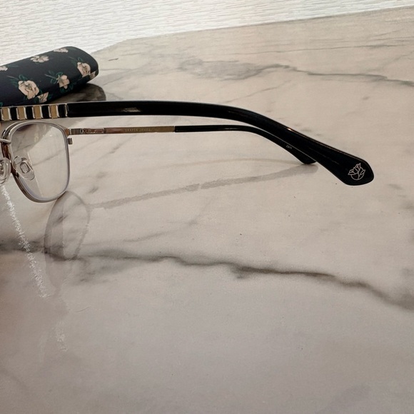 Draper James Black and Silver Glasses with Floral Case - Picture 5 of 7